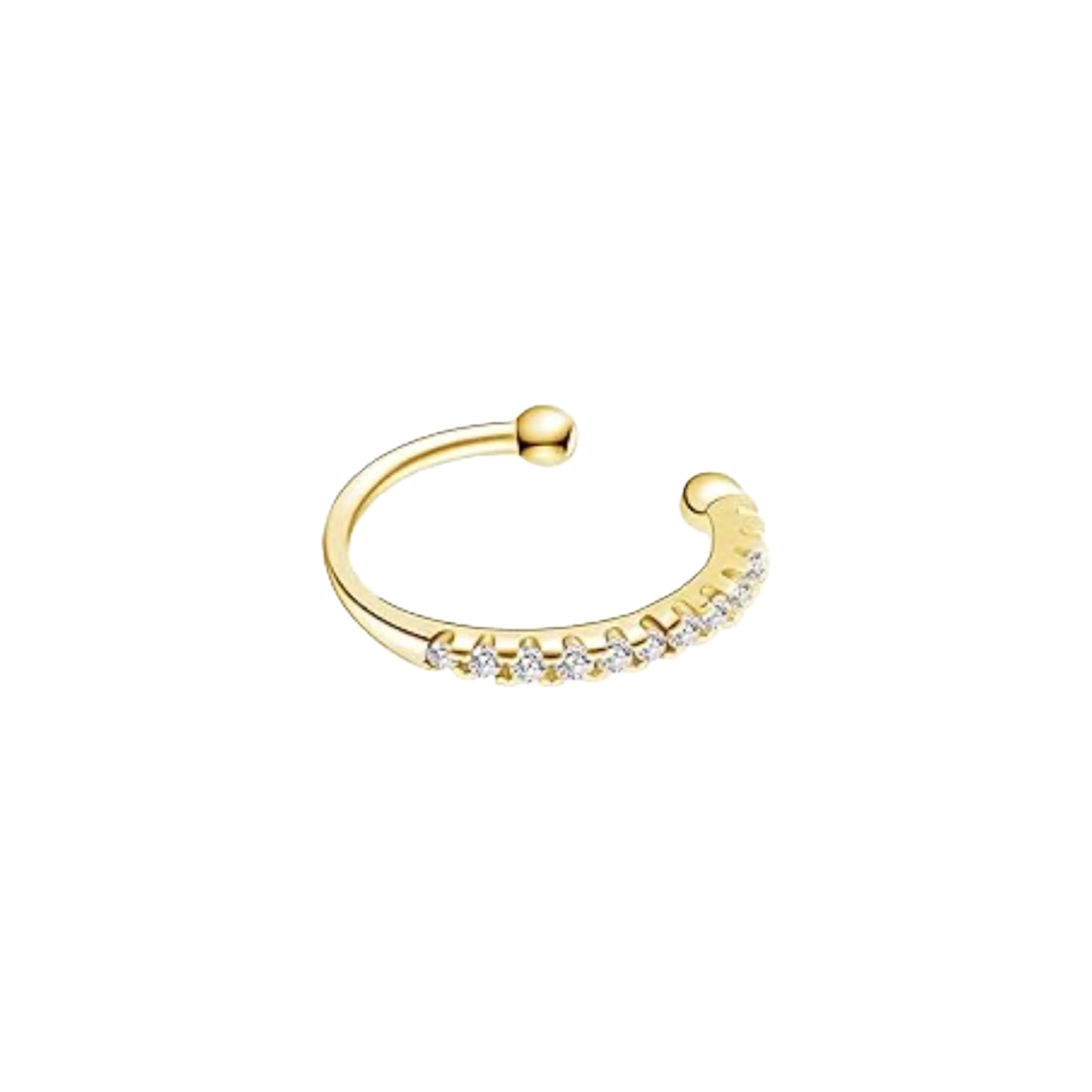 Pavé Ear Cuff - Gold