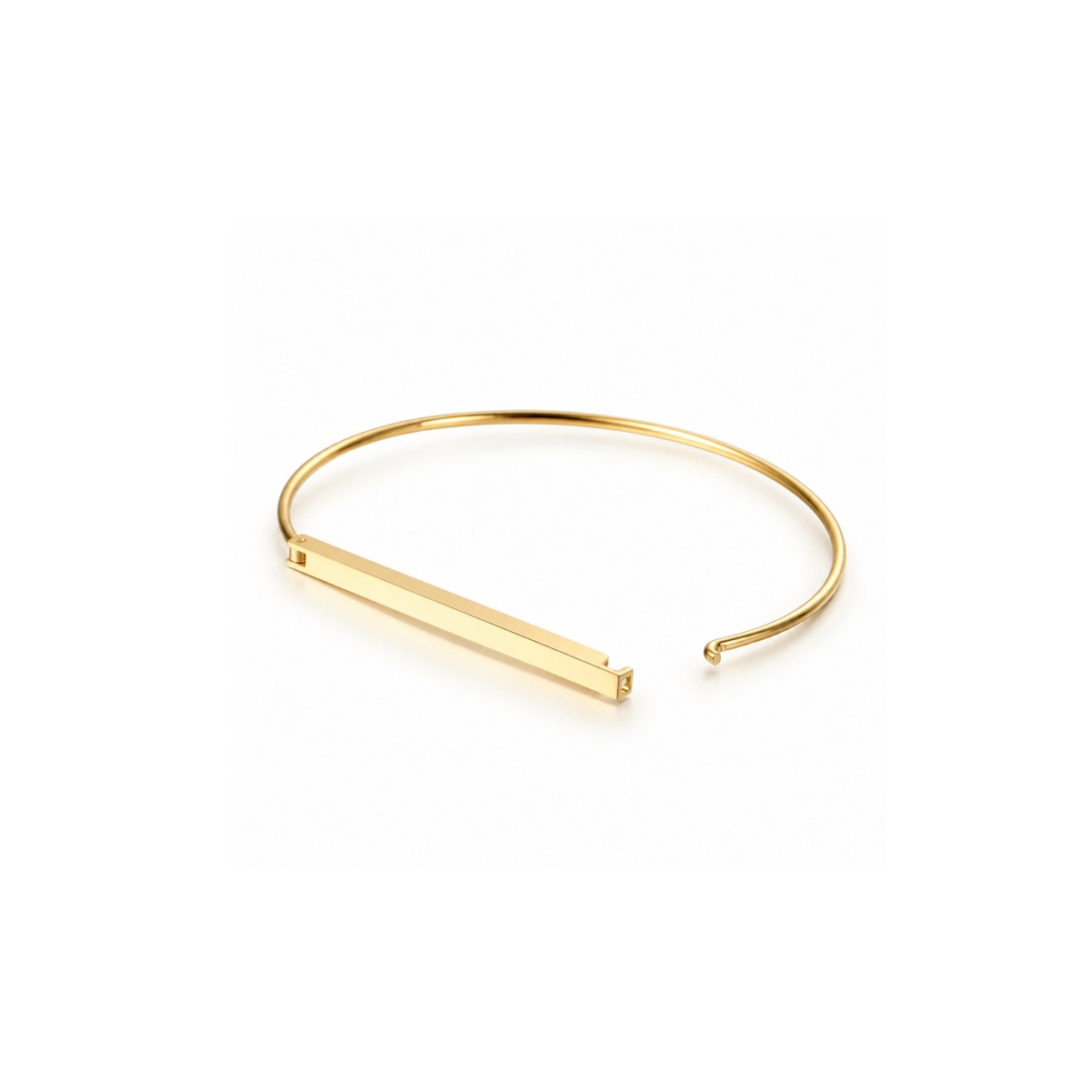 Thea Gold Bar Bangle