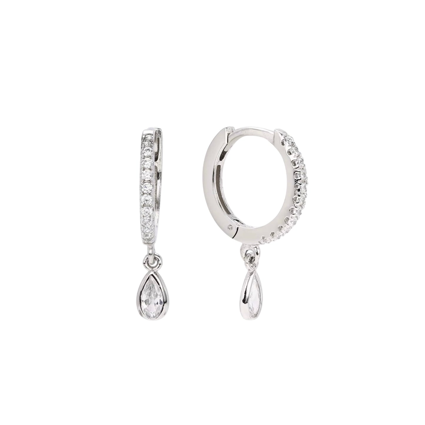 Paige Silver Drop Earrings