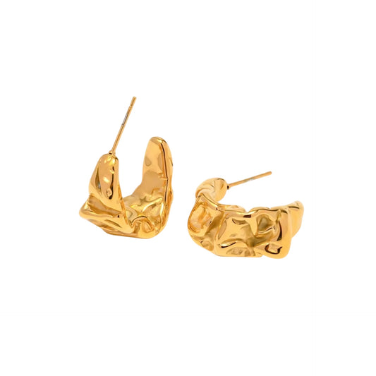 Gold Imogen Statement Earrings