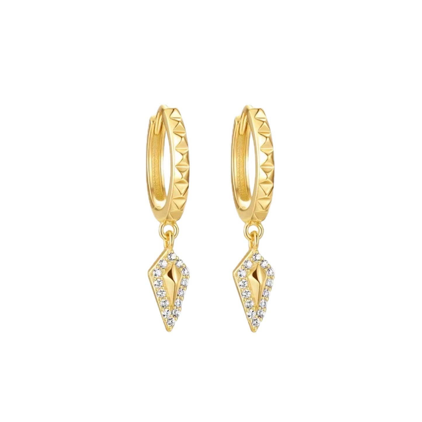 Pavé Hoop Earrings