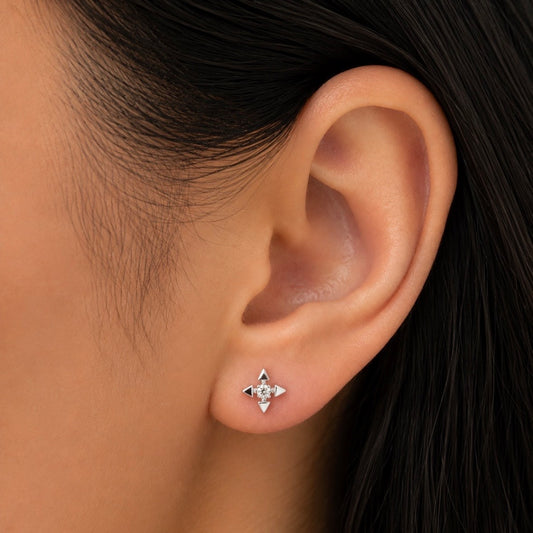Studs Earrings - Silver
