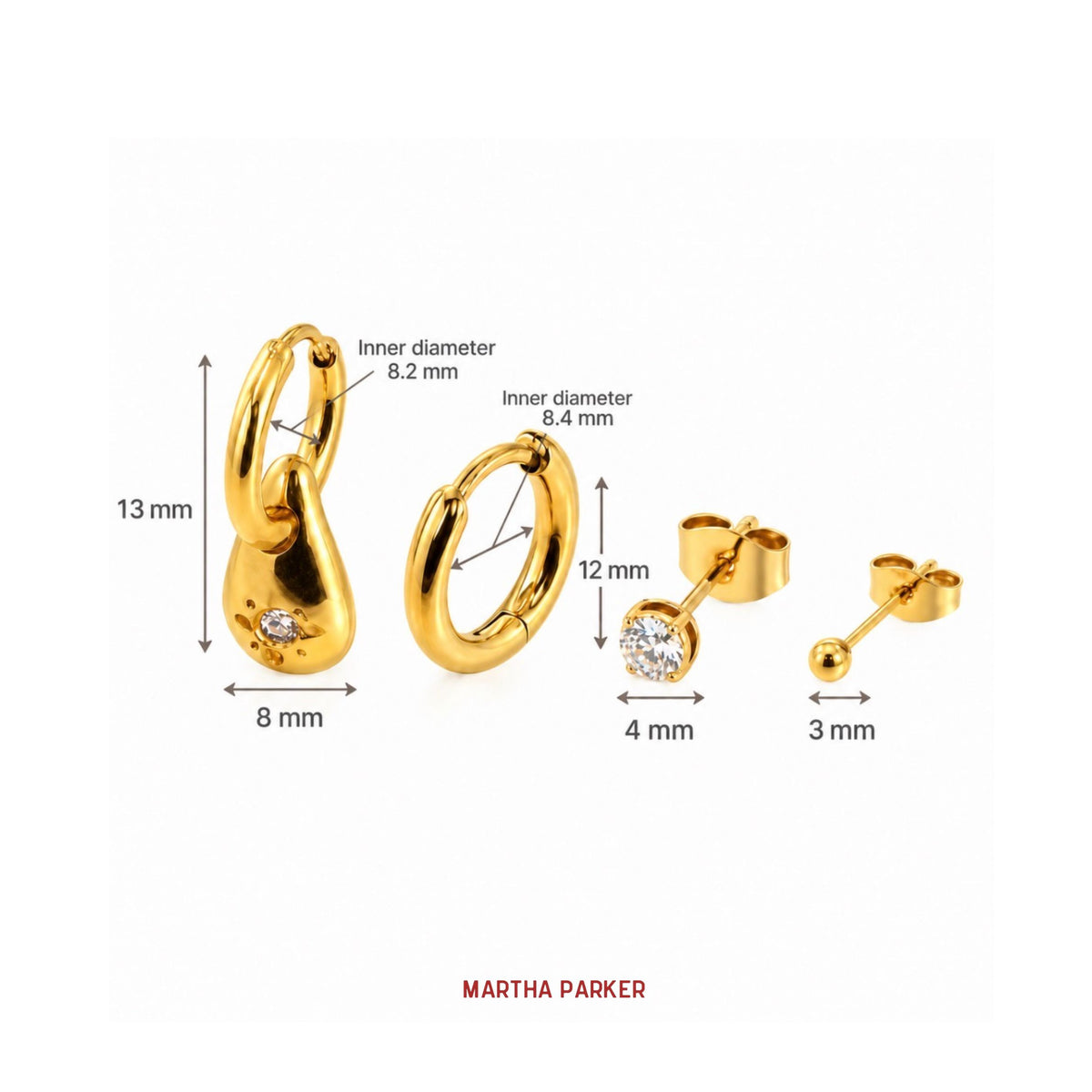 Millie Gold Ear Stack