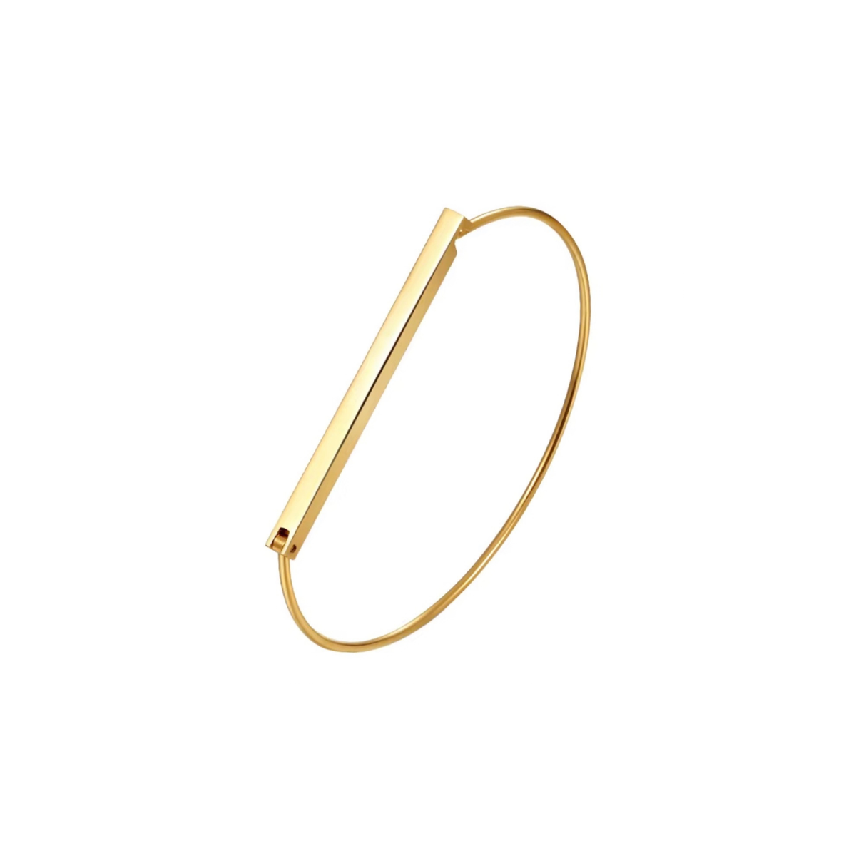 Thea Gold Bar Bangle