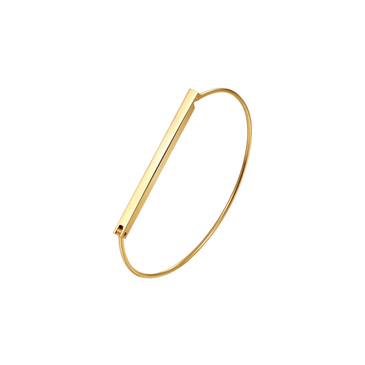 Thea Gold Bar Bangle