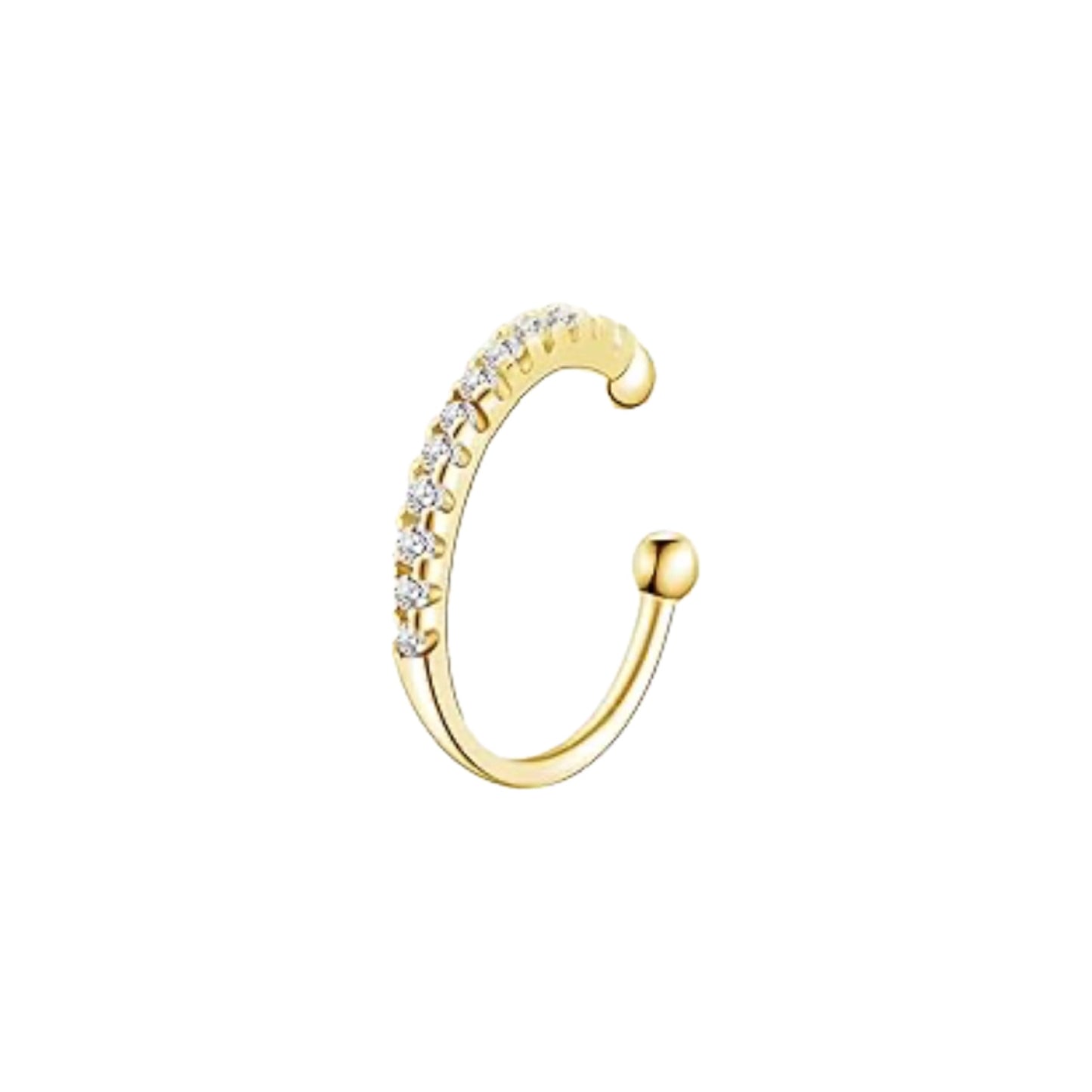 Pavé Ear Cuff - Gold