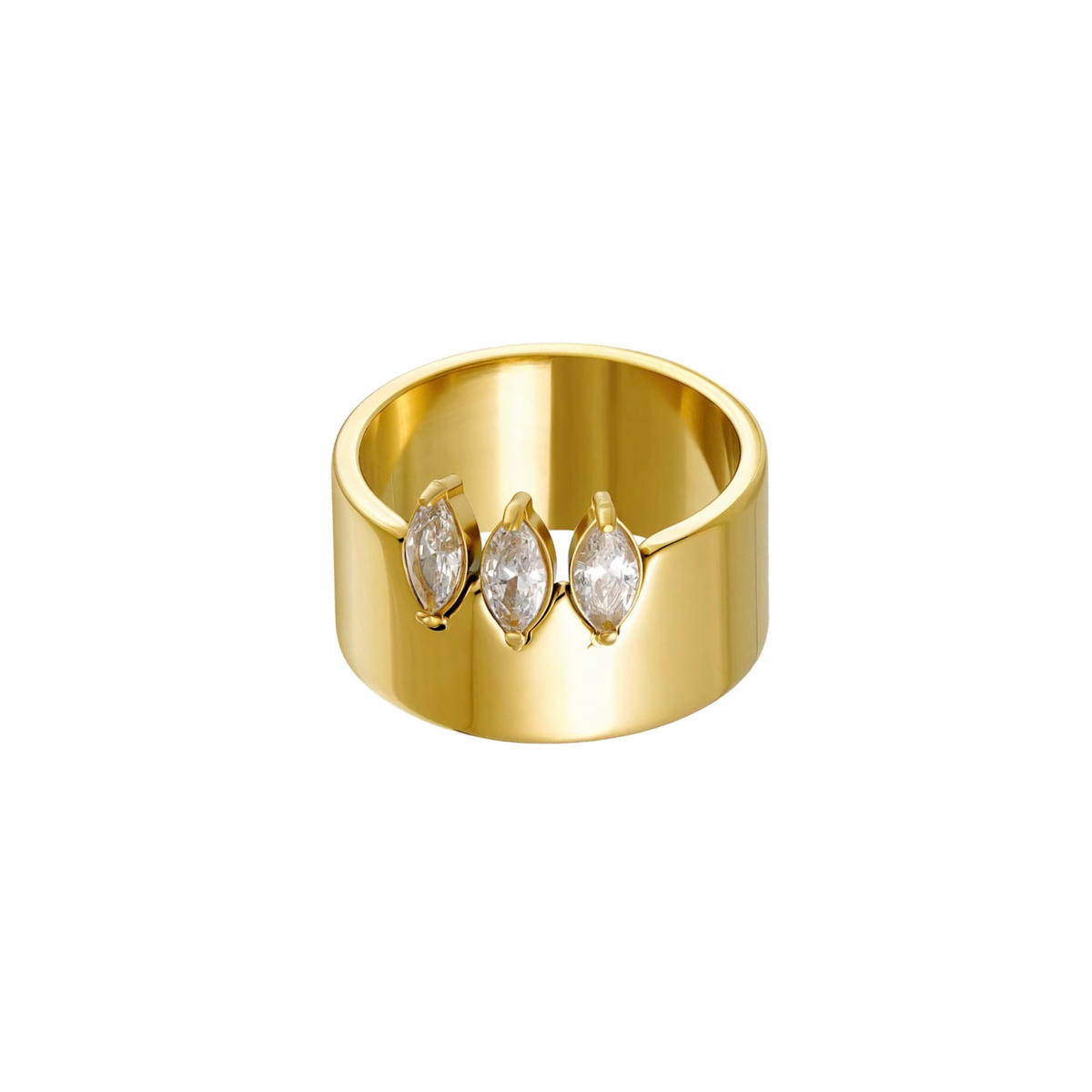 Aster Gold Statement Ring