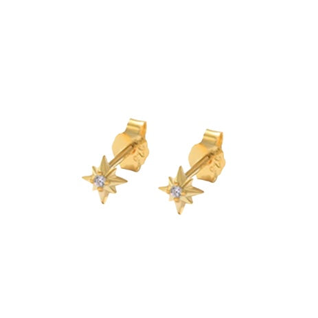 Gold Star Single Stud Earring