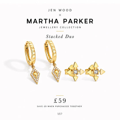 Jen Wood Stacked duo - Gold