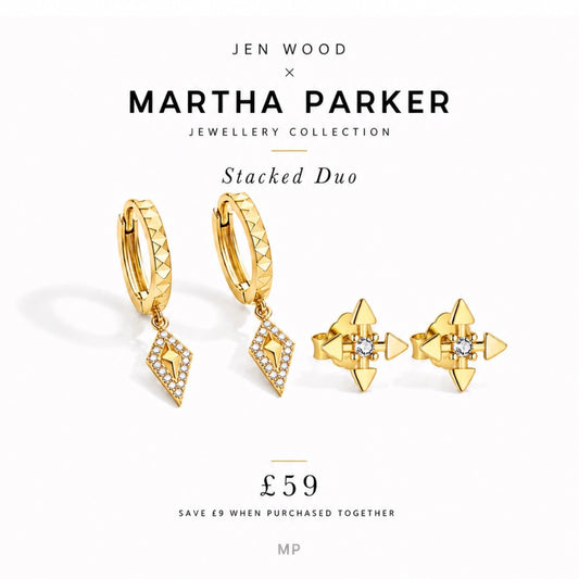 Jen Wood Stacked duo - Gold