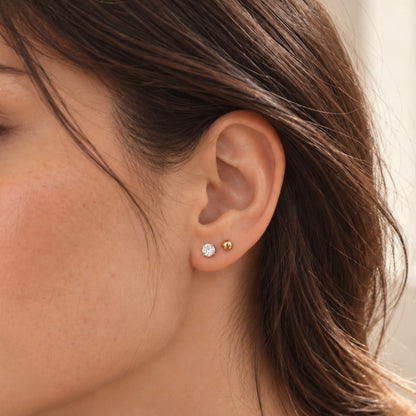 Everyday Duo Gold Stud Stack