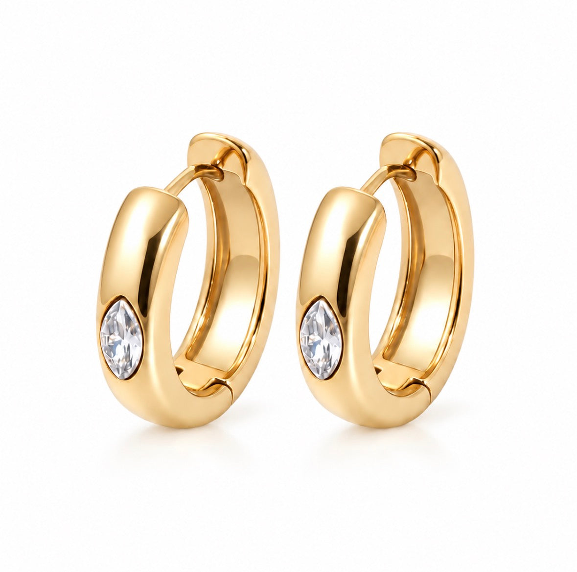 Maddox Gold Hoop Earrings