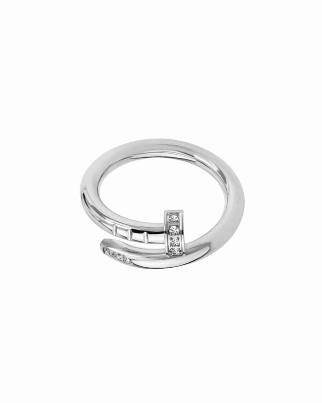 Nail CZ Ring