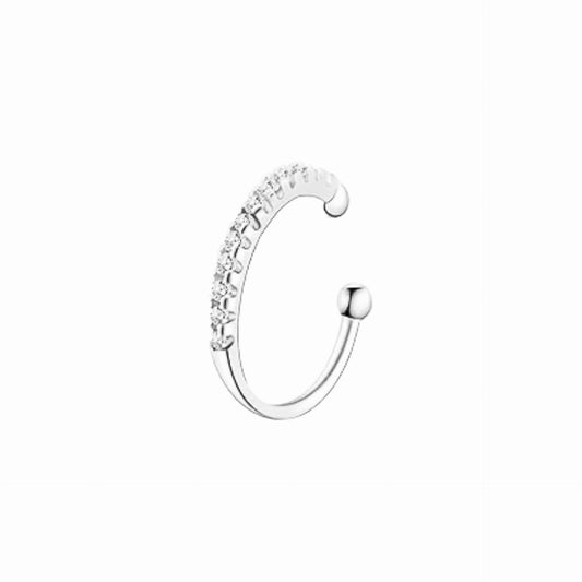 Pavé Ear Cuff - Silver
