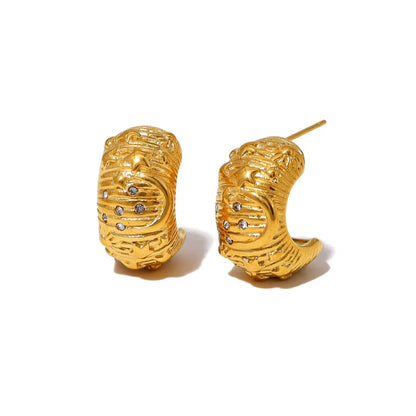 Sia Gold Hoops