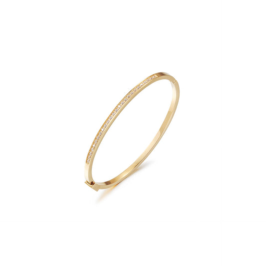 Reign Gold CZ Bangle