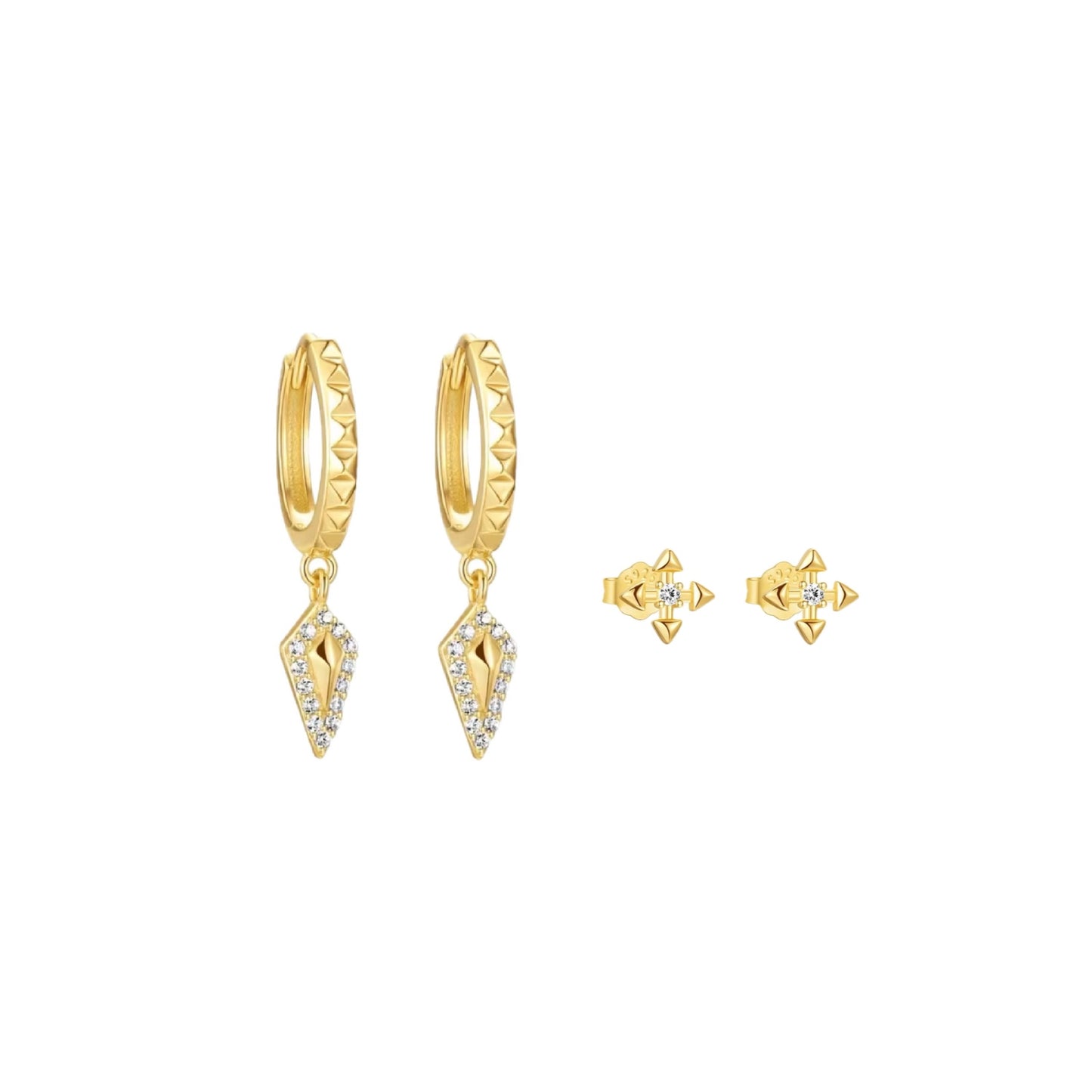 Jen Wood Double Stack duo - Gold