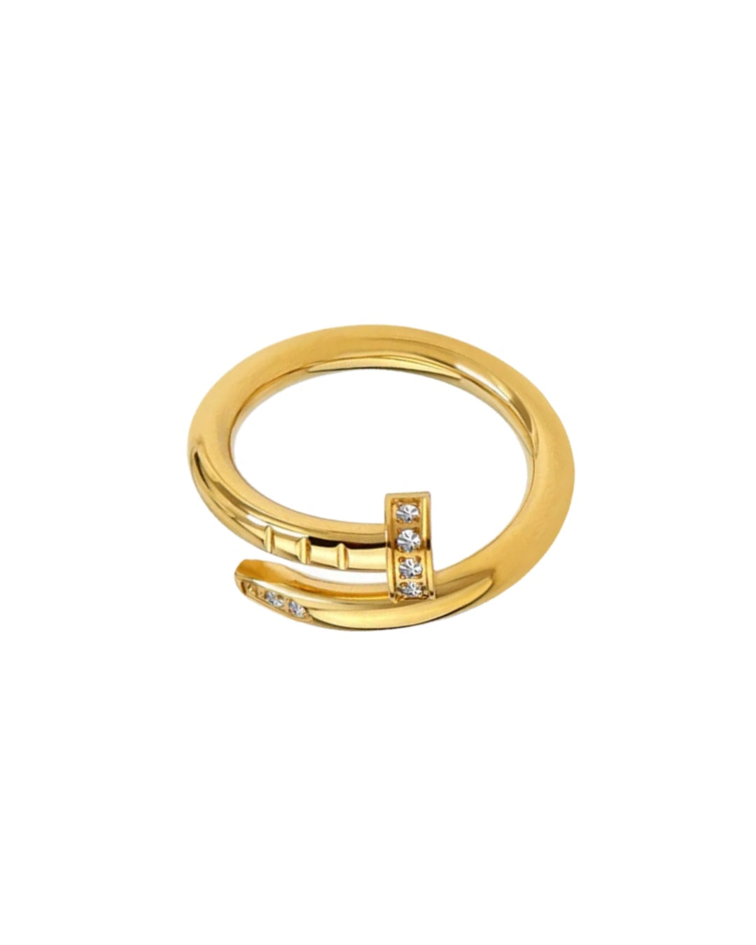 Nail CZ Ring