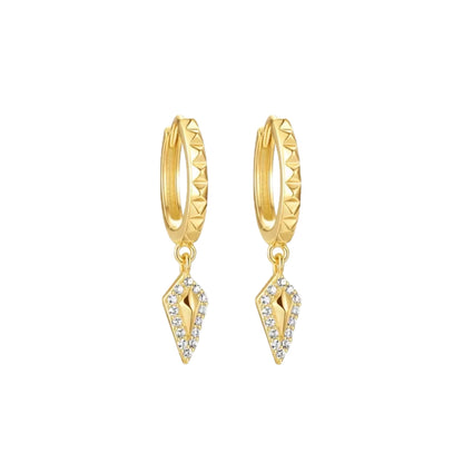 Pavé Hoop Earrings