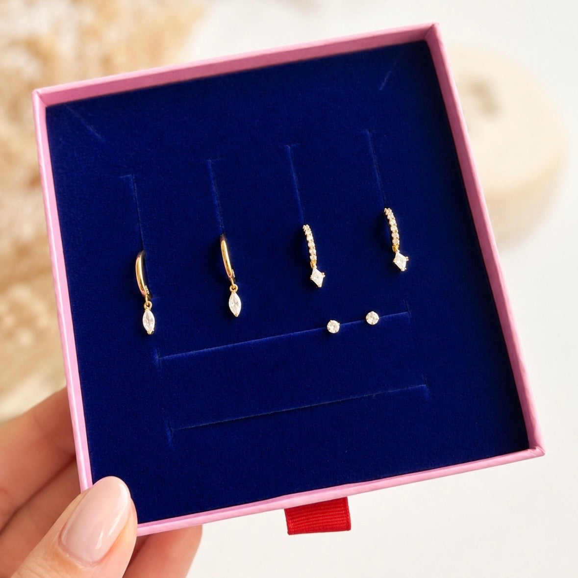 Mari Gold Earring Stack