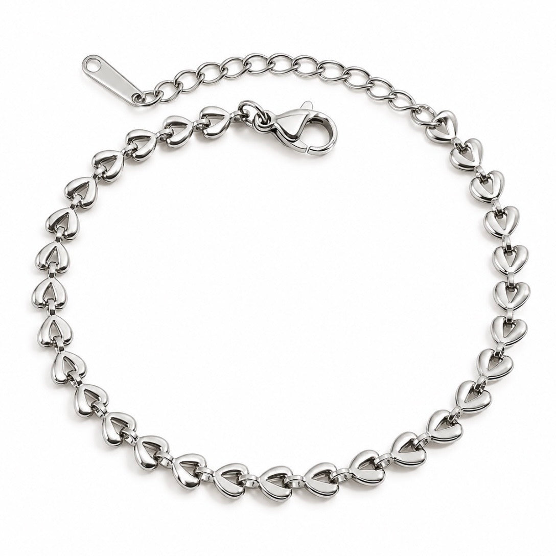 Silver Amour Bracelet Stack