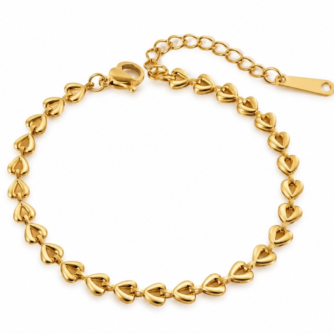 Gold Amour Bracelet Stack