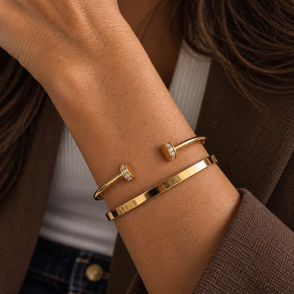 Gold Classic Blair Bracelet Stack