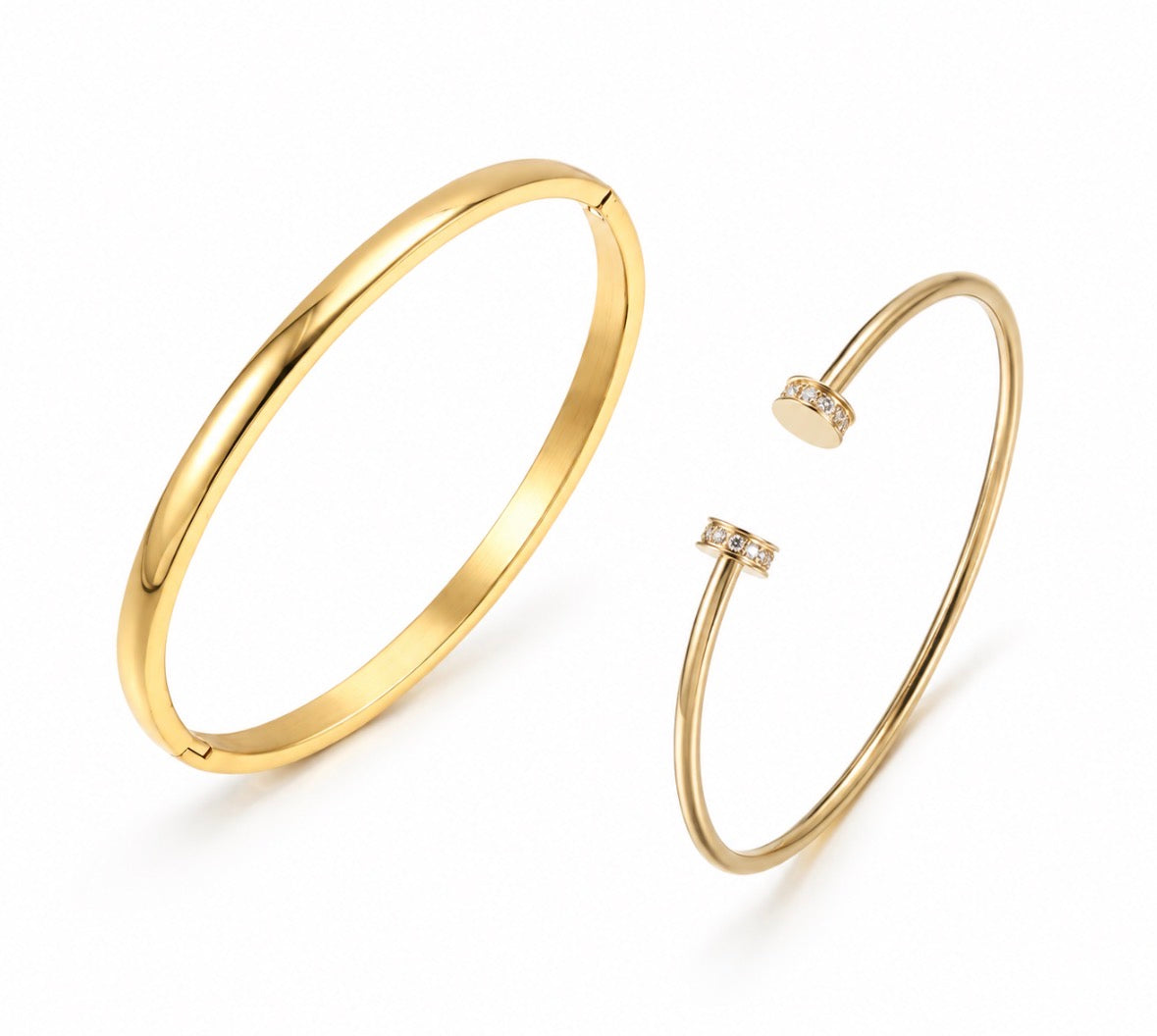 Gold Classic Blair Bracelet Stack