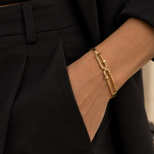 Nola Gold Bangle