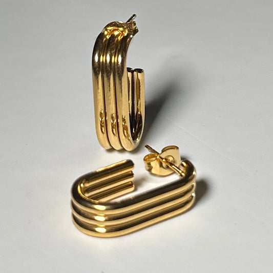 Gold Noah Earrings