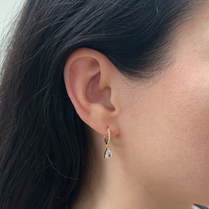 Silver Zoe Drop Earrings