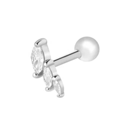 Priya 18K gold plated Barbell Stud